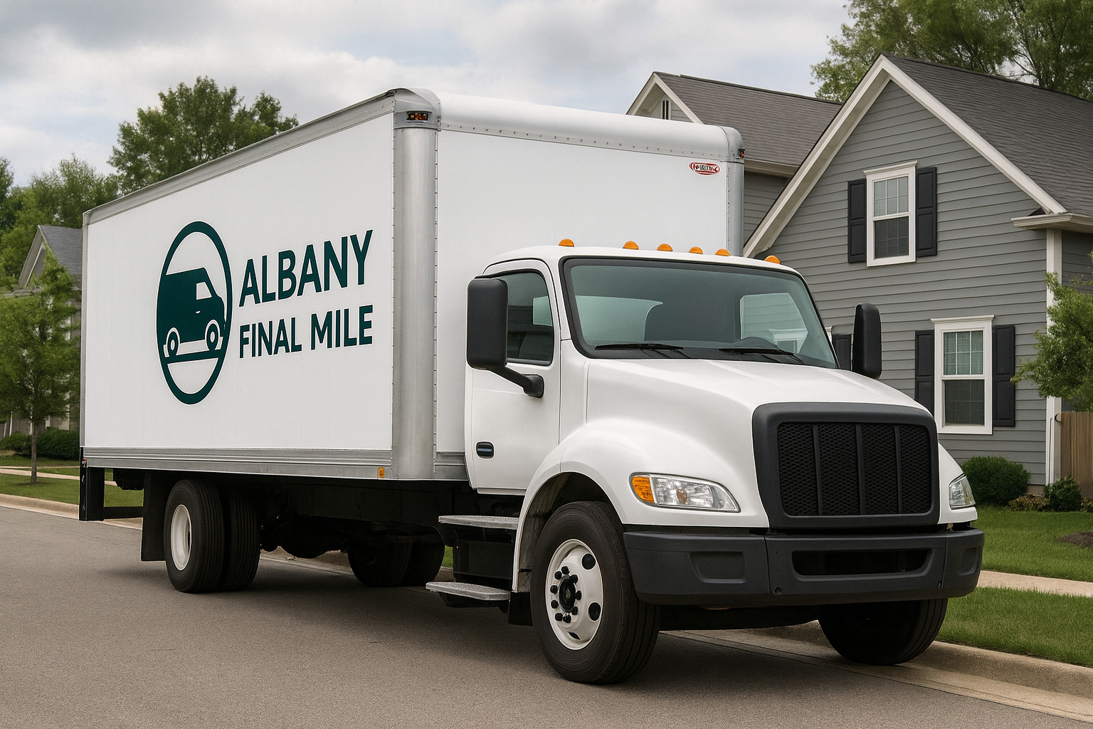 Freedom Expedited Truck with Container